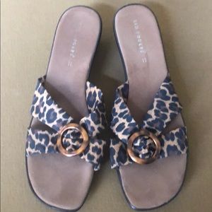 Kim Rogers leopard sandals
